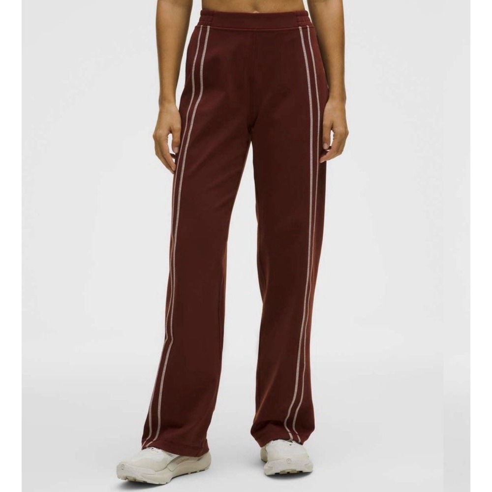 Lululemon Define Mid-Rise Track Pants Luon Size XS Rockwood Baggy Wide Leg Yoga
